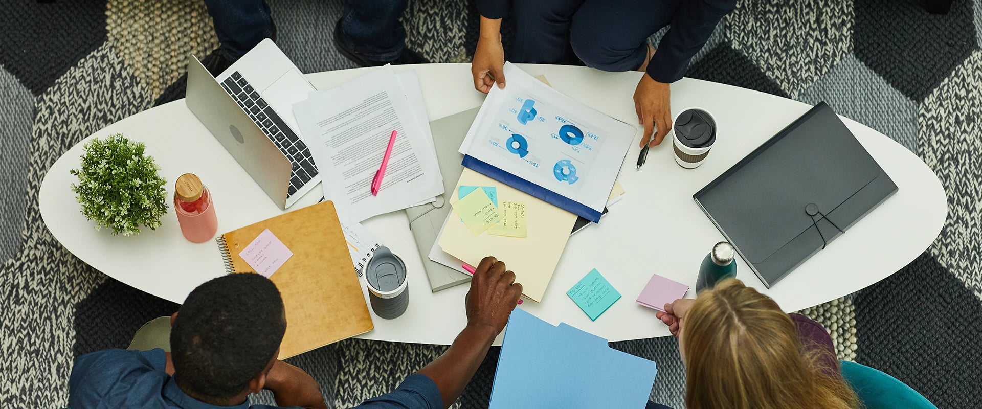 People meeting at a table