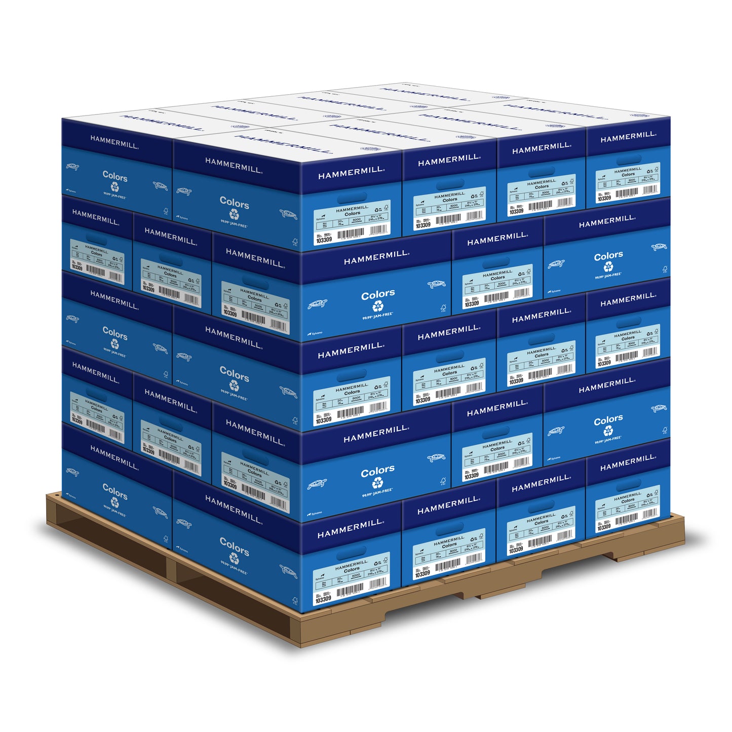 Colors (blue) pallet