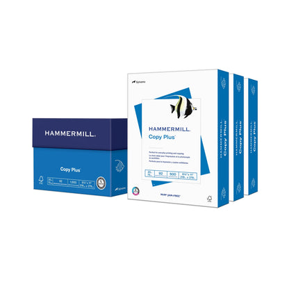 Copy Plus Printer Paper, 20lb, 92 Bright