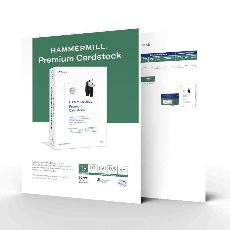 Premium Cardstock Sell Sheet