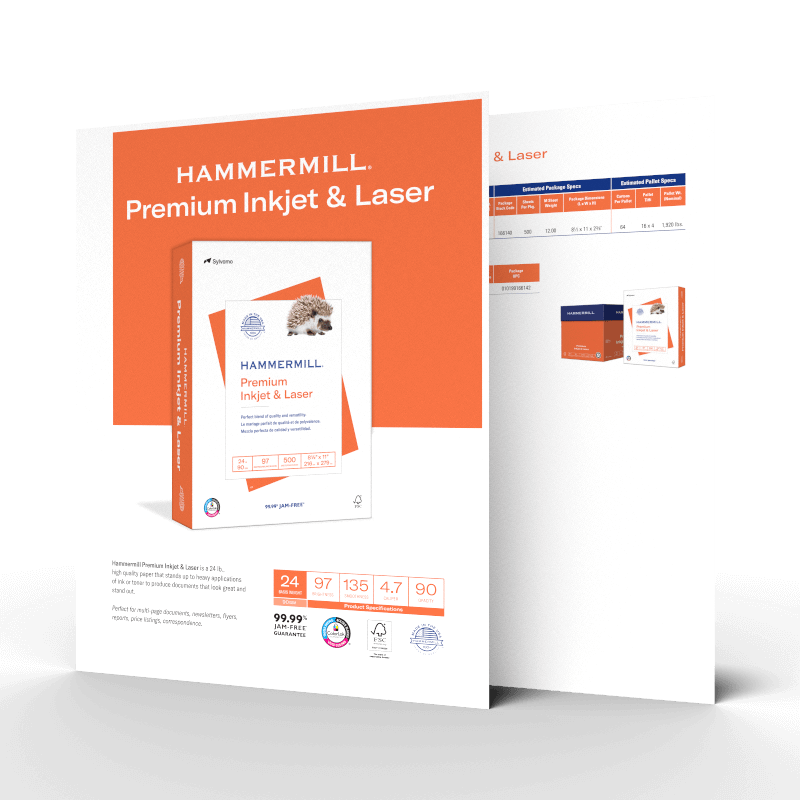 Premium Inkjet & Laser sell sheet