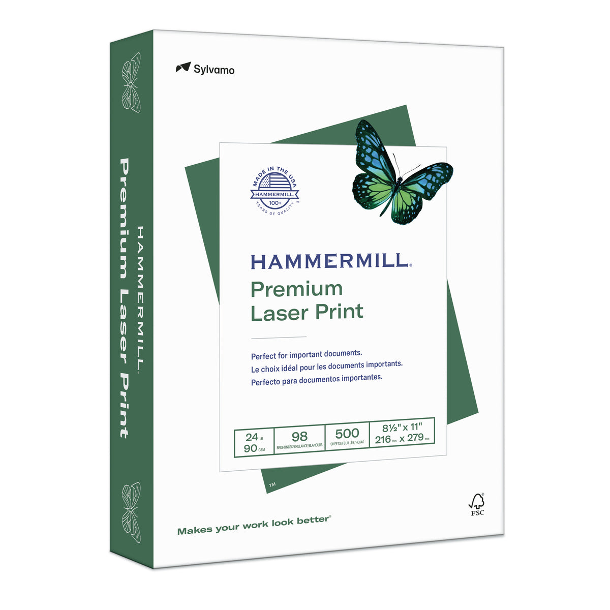 Work Paper Print Premium Laser Print Copy Paper – Hammermill