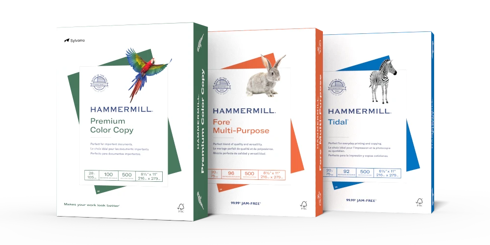  Hammermill Cardstock, Premium Color Copy, 60 lb, 8.5 x 11 - 1  Pack (250 Sheets) - 100 Bright, Made in the USA Card Stock, 122549R , White  : Everything Else